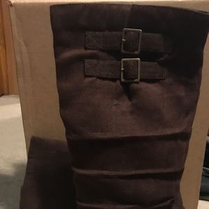 Brown Suede Boots Size 7